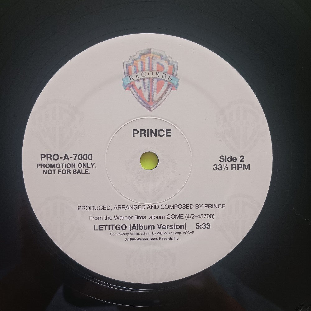 Prince - LetItGo Let It Go PROMO - 1994 - PRO-A-7000 - Used - EX - Vinyl