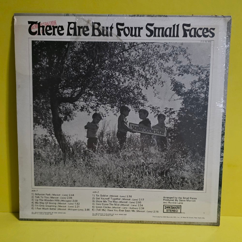 Small Faces  - There Are But Four Small Faces / Sealed With Hyper Sticker / Promo  - 1968 - Z1252002 - New - Sealed - Vinyl