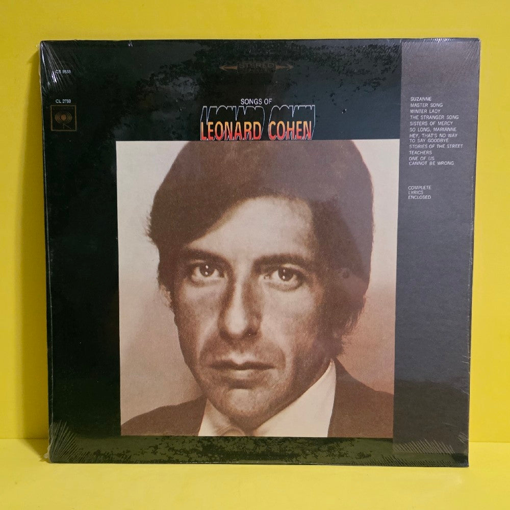 Leonard Cohen  - Songs Of Leonard Cohen  / OG SEALD - 1968 - CS 9533 - New - Sealed - Vinyl