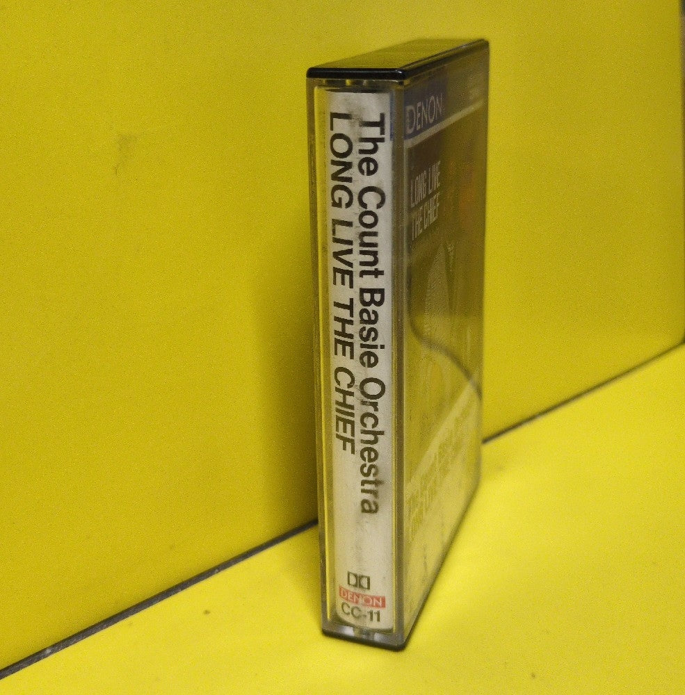 Count Basie Orchestra - Long Live The Chief - 1987 - CC-11 - Used - EX - Cassettes - Japan Import - Black Tape Shell