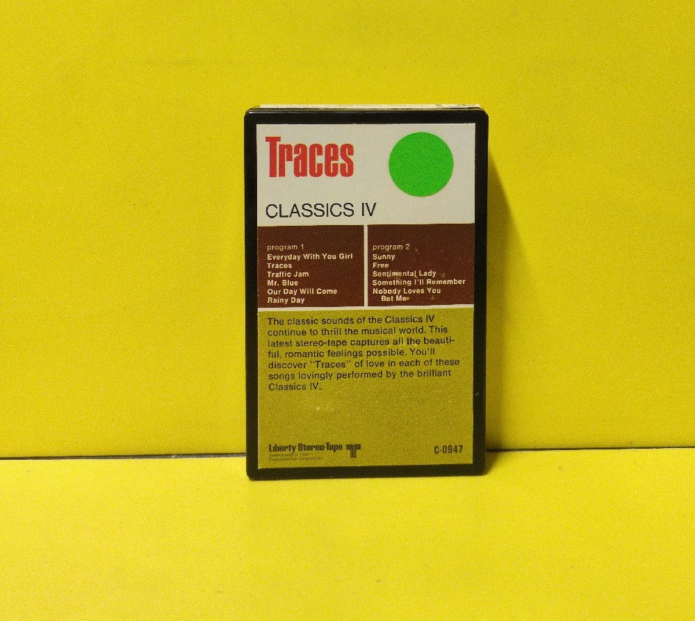 Classics IV - Traces - C-0947 - Used - EX - Cassettes - Black And White Tape Shell