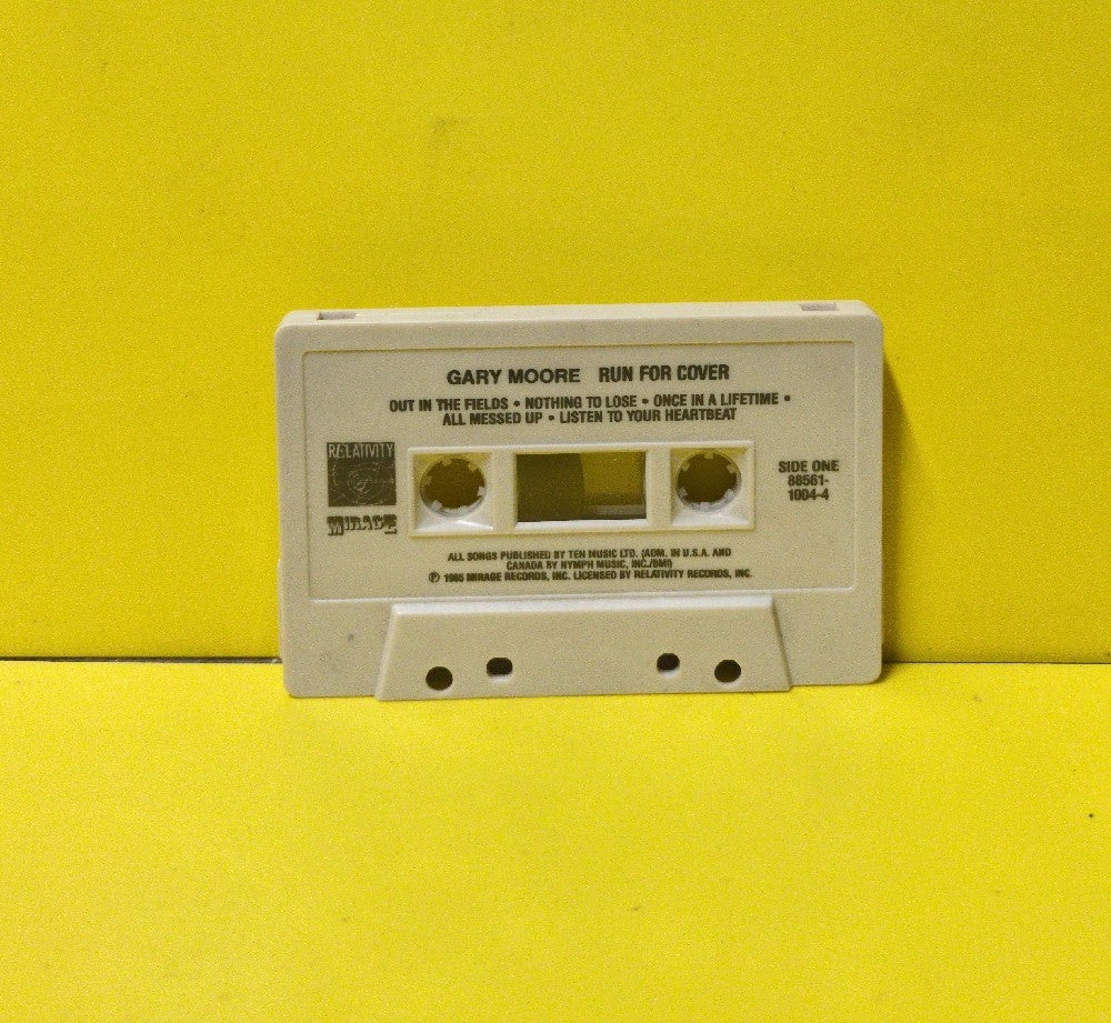 Gary Moore - Run For Cover - 1985 - 88561-1004-4 - Used - EX - Cassettes - Grey Tape Shell