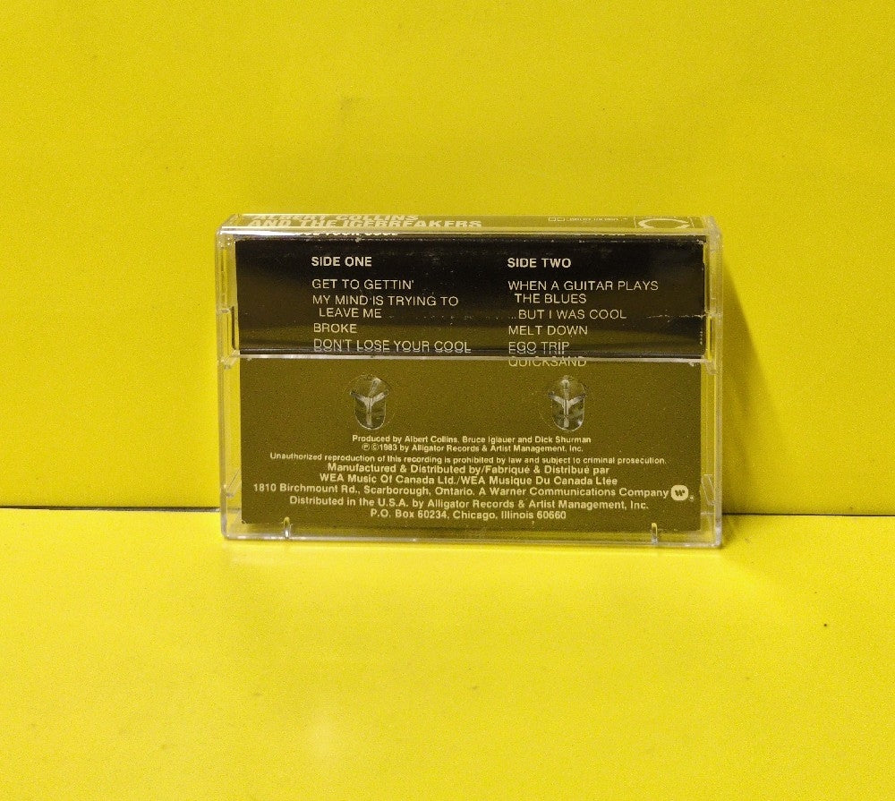 Albert Collins And The Icebreakers - Don't Lose Your Cool - 1983 - ALC 4730 - Used - EX - Cassettes - Canadian Import