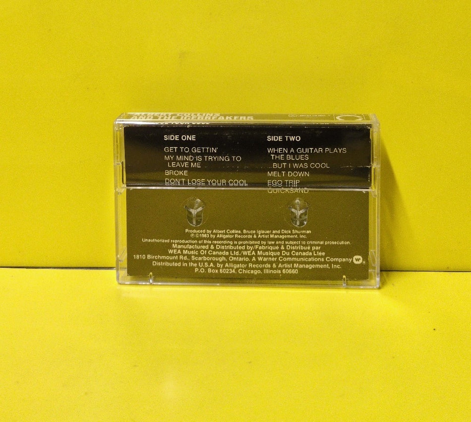 Albert Collins And The Icebreakers - Don't Lose Your Cool - 1983 - ALC 4730 - Used - EX - Cassettes - Canadian Import