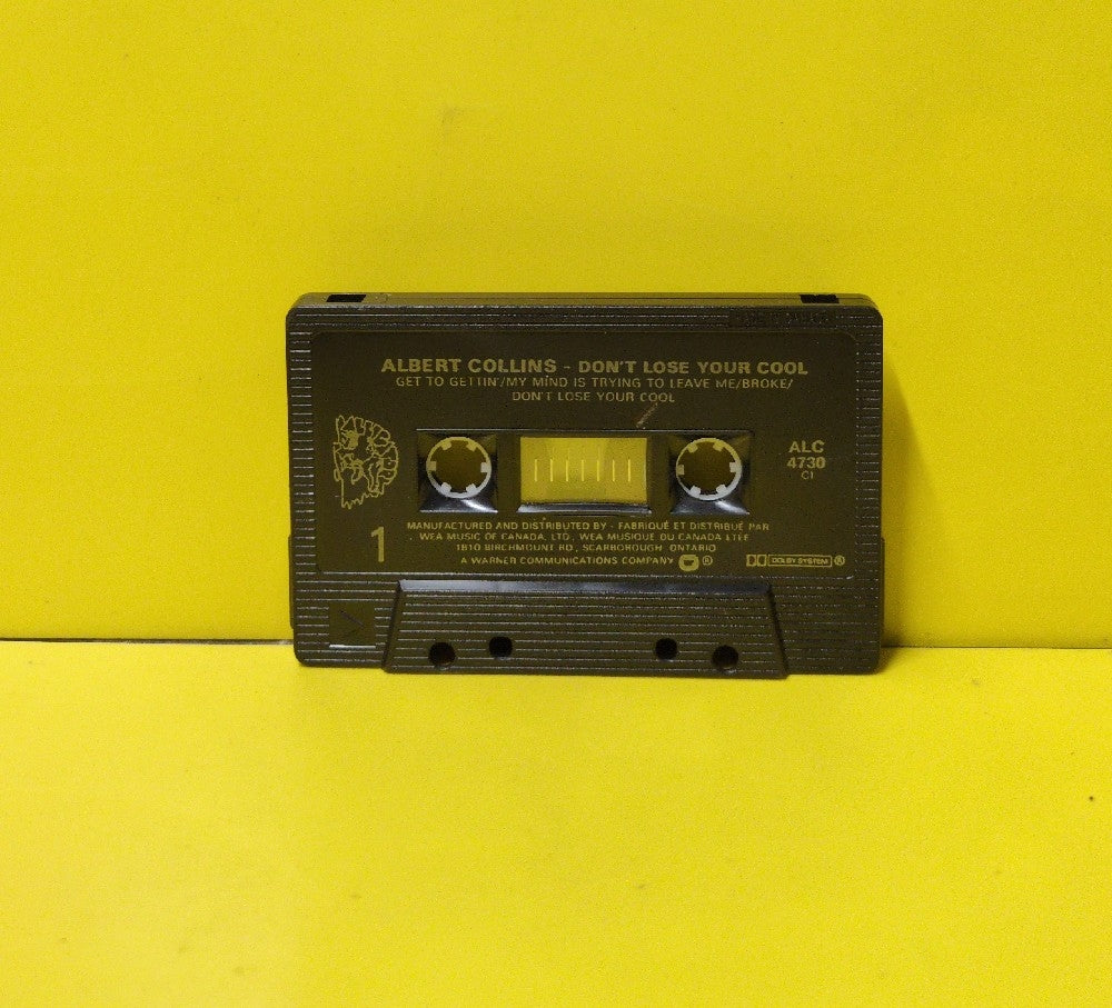 Albert Collins And The Icebreakers - Don't Lose Your Cool - 1983 - ALC 4730 - Used - EX - Cassettes - Canadian Import
