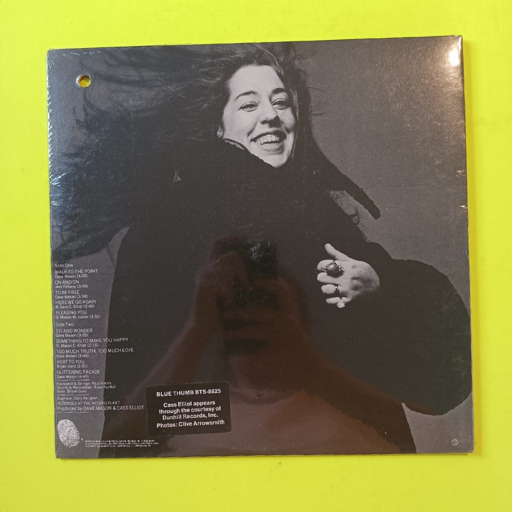 Dave Mason & Cass Elliot - Self Titled - 1971 - BTS 8825 - New - Sealed - Vinyl
