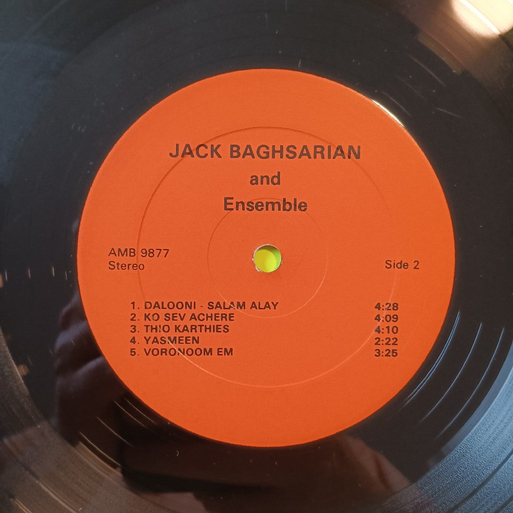Jack Baghsarian & Ensemble - Self Titled - AMB 9877 - Used - VG+ - Vinyl