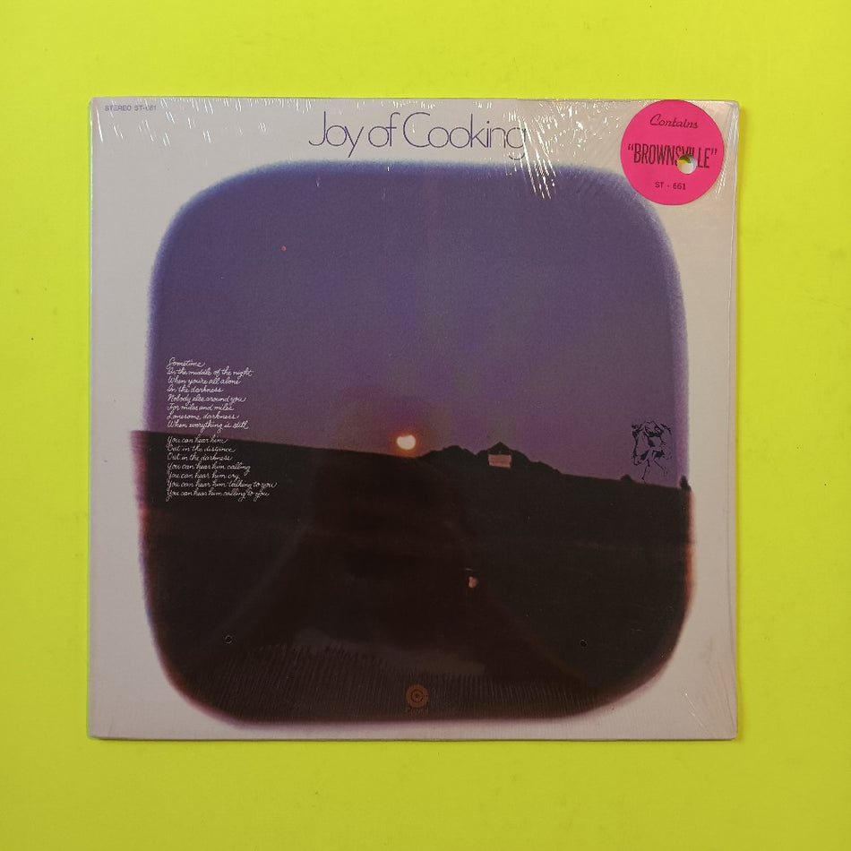 Joy Of Cooking - Joy Of Cooking / Self Titled - 1971 - ST 661 - New - Sealed - Vinyl