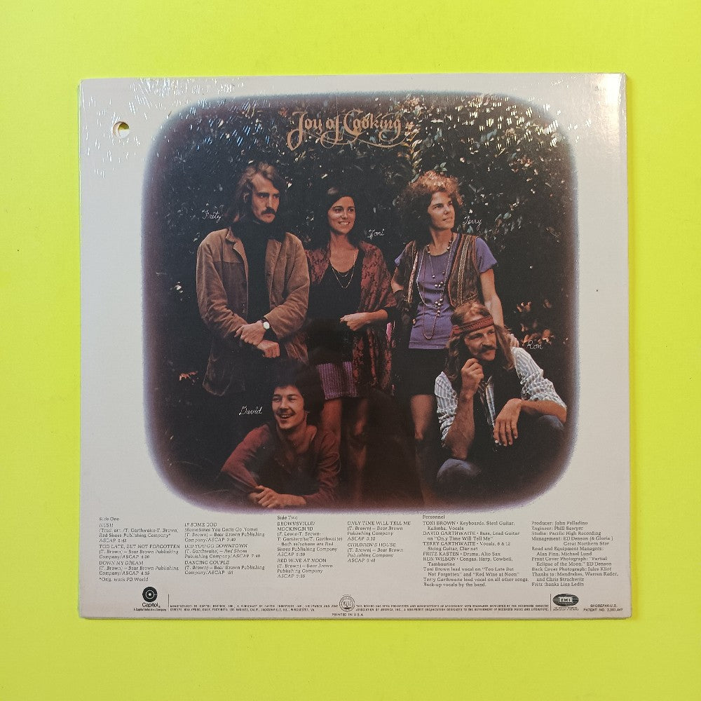 Joy Of Cooking - Joy Of Cooking / Self Titled - 1971 - ST 661 - New - Sealed - Vinyl