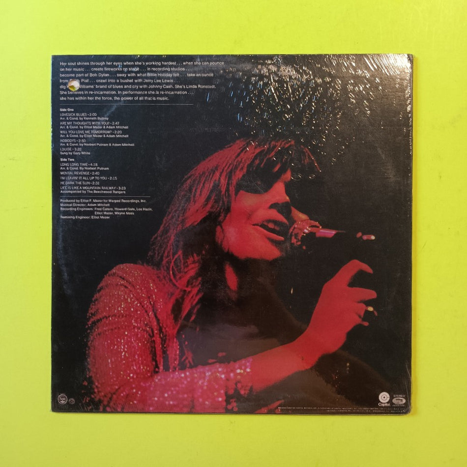 Linda Ronstadt  - Silk Purse - 1970 - ST 407 - New - Sealed - Vinyl