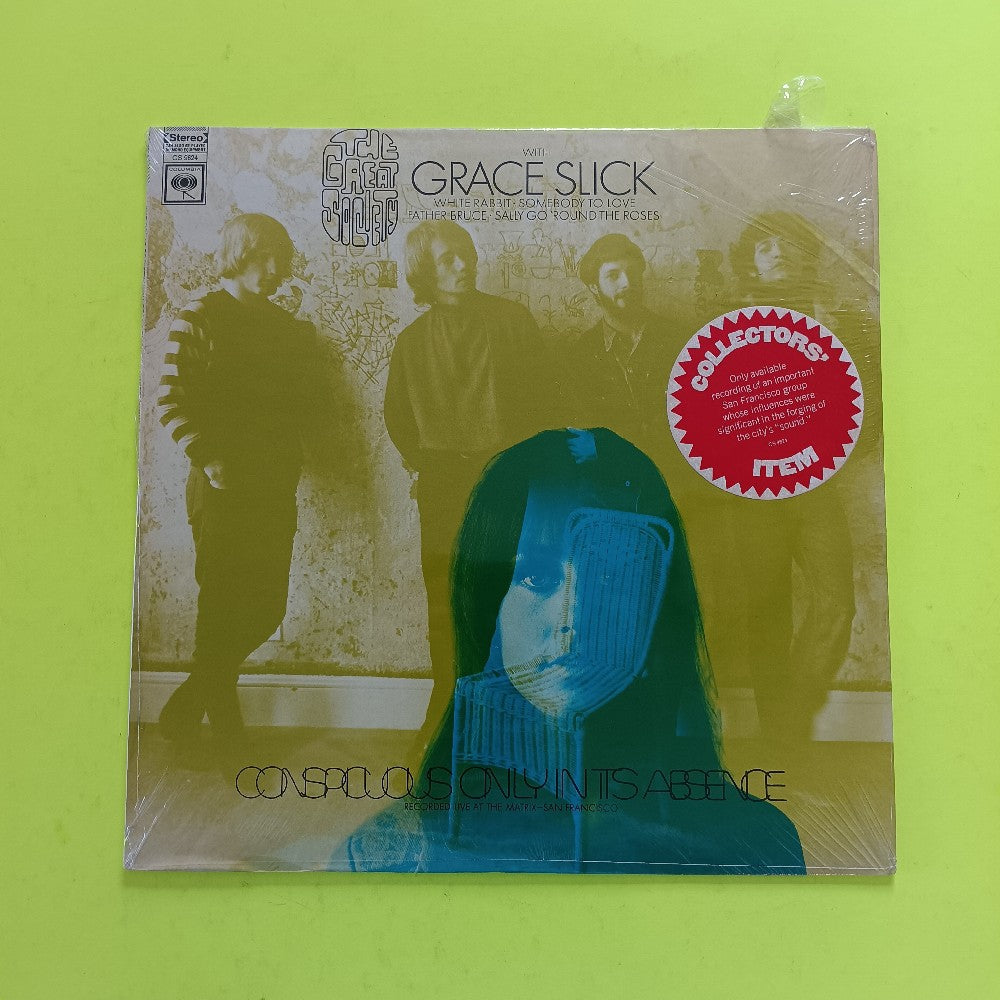 The Great Society & Grace Slick - Conspicuous Only In It's Absence PROMO - 1968 - CS 9624 - New - Sealed - Vinyl