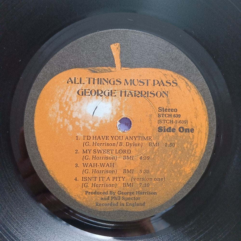 George Harrison - All Things Must Pass 3LP Box POSTER - 1970 - STCH 639 - New - NM - Vinyl