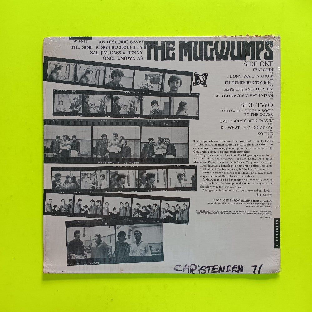 The Mugwumps - The Mugwumps / Self Titled MONO SHRINK - 1967 - W 1699 - Used - VG++ - Vinyl