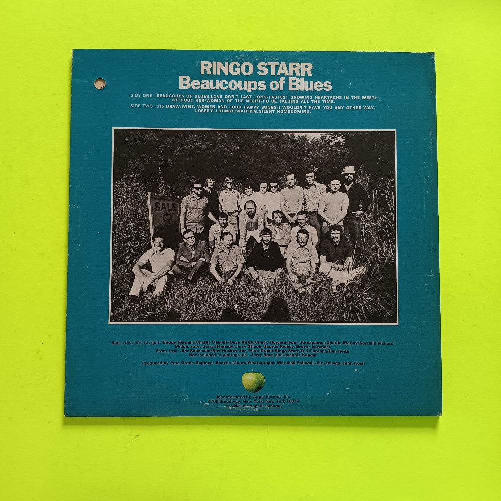 Ringo Starr - Beaucoups Of Blues - 1970 - SMAS 3368 - Used - VG++ - Vinyl