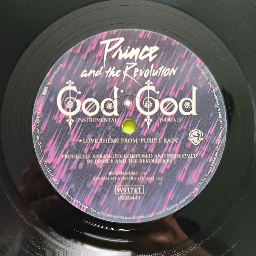 Prince - Purple Rain / God UK 12" - 1984 - W9174T - Used - EX - Vinyl