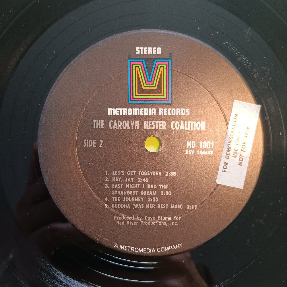 Carolyn Hester Coalition - Self Titled PROMO - 1968 - MD 1001 - Used - EX - Vinyl