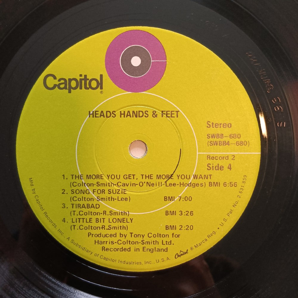 Head Hands & Feet - Self Titled - 1971 - SWBB 680 - Used - EX - Vinyl