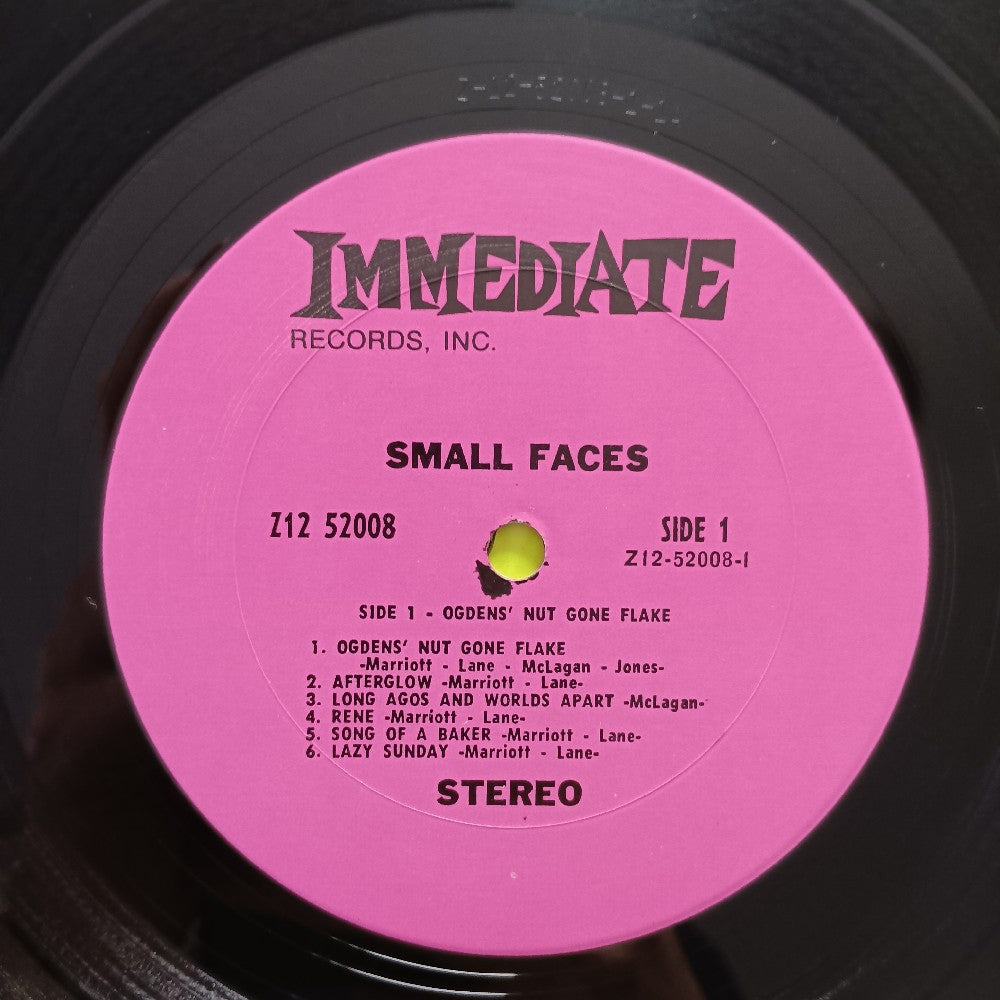 Small Faces - Ogdens' Nut Gone Flake - 1968 - Z12 52008 - Used - EX - Vinyl