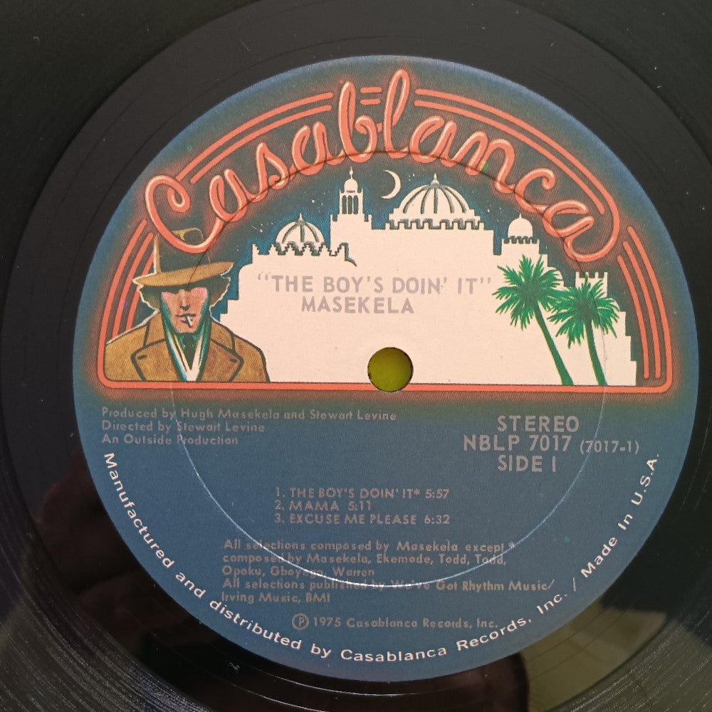 Masekela - The Boys Doin It - 1975 - NBLP7017 - Used - VG++ - Vinyl