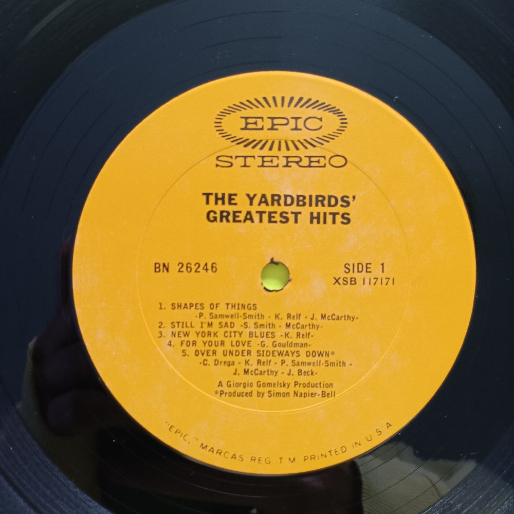 The Yardbirds - Greatest Hits PROMO - 1967 - BN 26246 - Used - VG++ - Vinyl