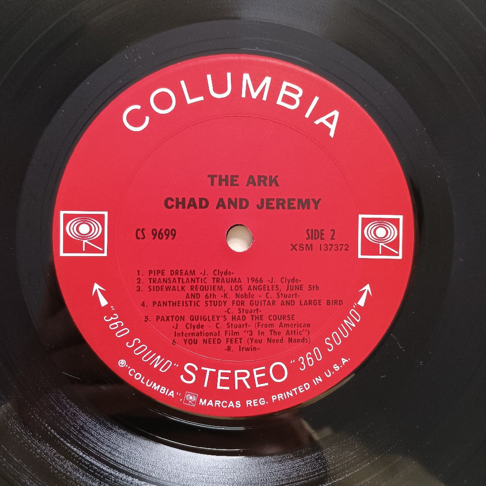 Chad Stuart & Jeremy Clark - The Ark PROMO - 1968 - CS 9699 - Used - VG++ - Vinyl