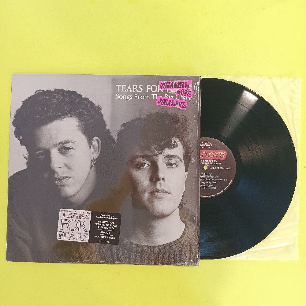 Tears For Fears - Songs From The Big Chair SHRINK - 1985 - 422-824 300-1 M-1 - Used - EX - Vinyl
