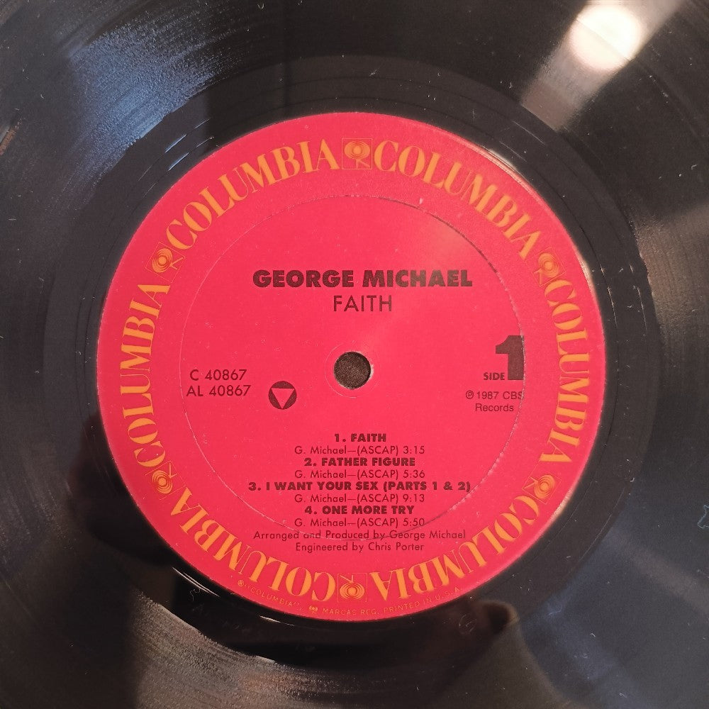 George Michael - Faith SHRINK - 1987 - OC 40867 - Used - EX - Vinyl