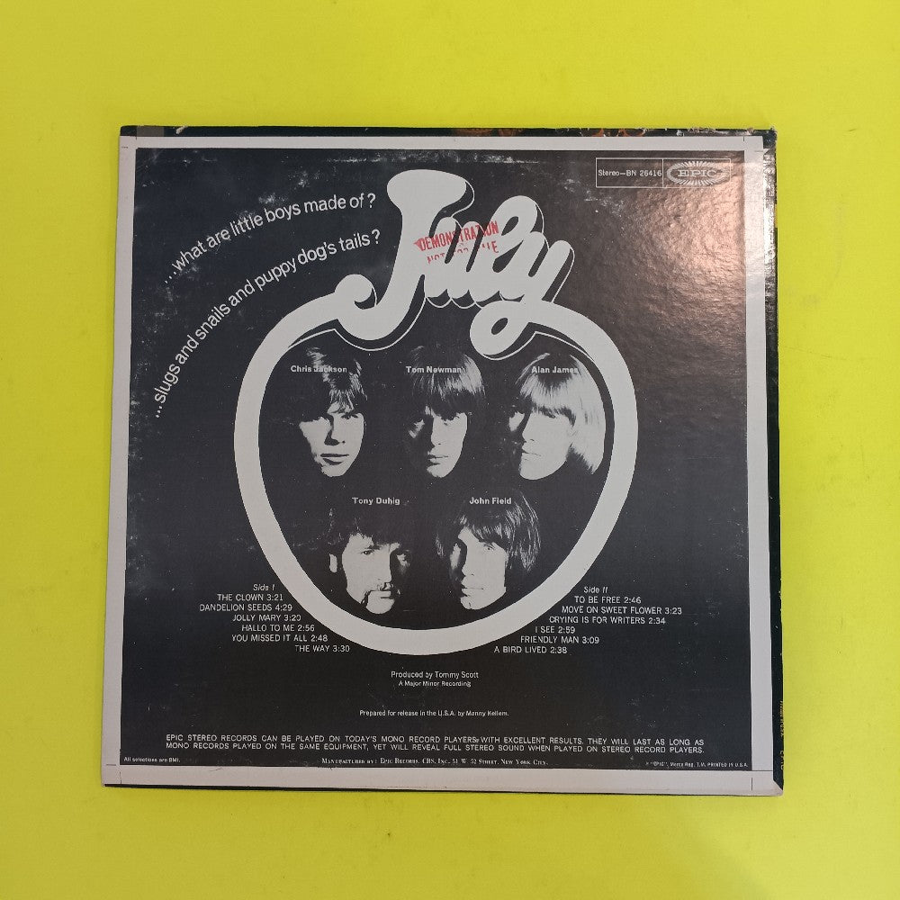 July - July / Self Titled PSYCH Promo - 1968 - BN 26416 - Used - VG+ - Vinyl