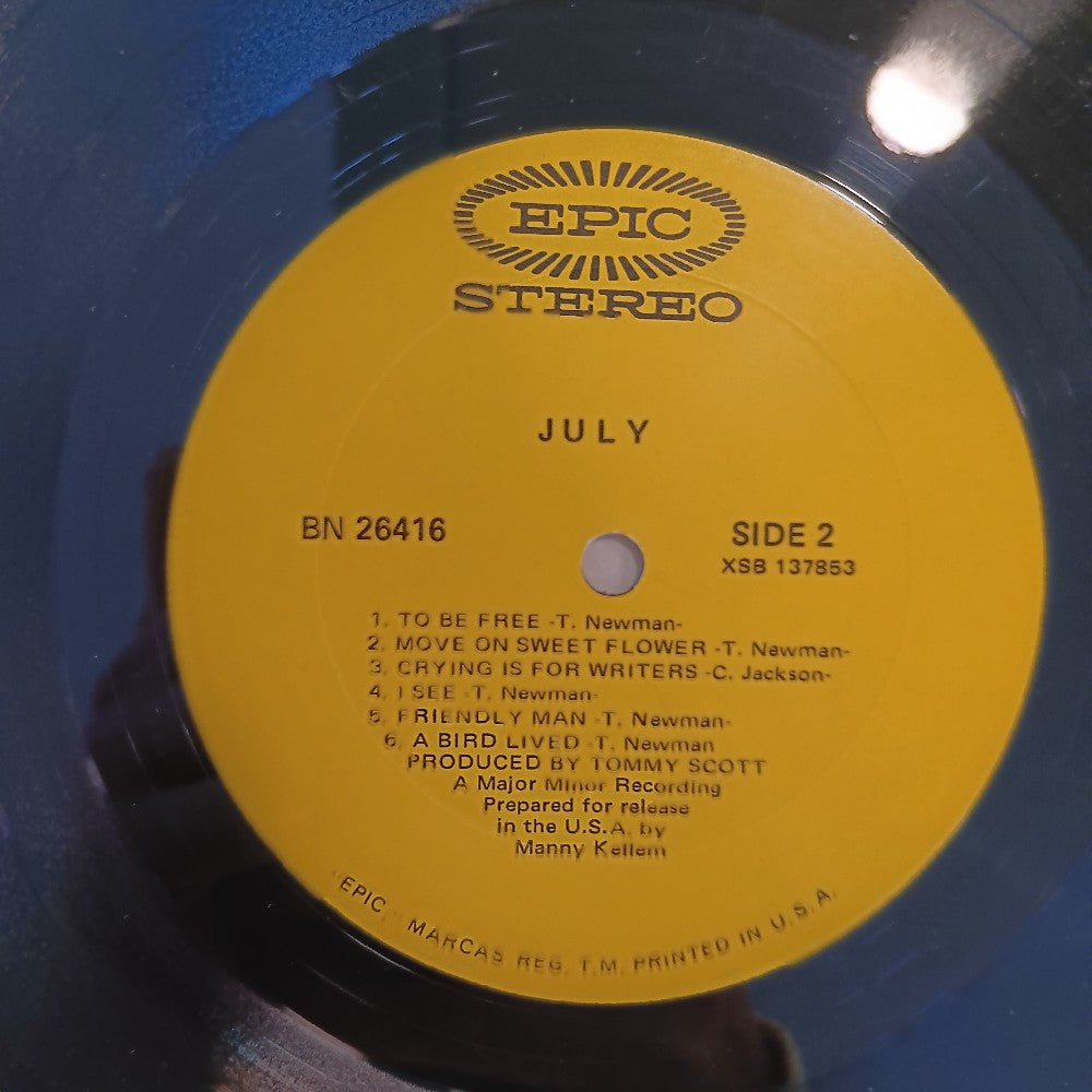 July - July / Self Titled PSYCH Promo - 1968 - BN 26416 - Used - VG+ - Vinyl