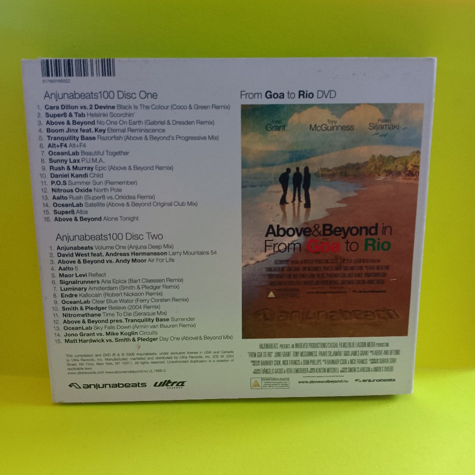 Above & Beyond - Anjunabeats100 + From Goa To Rio 3CD Set - 2008 - UL 1668-2 - Used - EX - CDs