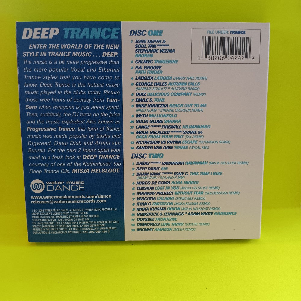 Various - Deep Trance 2CD - 2004 - 302 060 424 2 - Used - EX - CDs