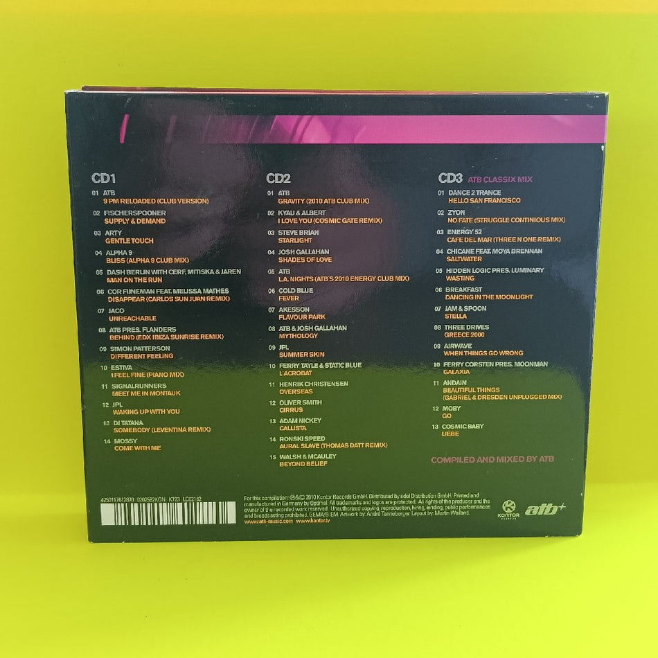 ATB - The DJ 5 - In The Mix 3CD GERMANY - 2010 - K723 - Used - EX - CDs