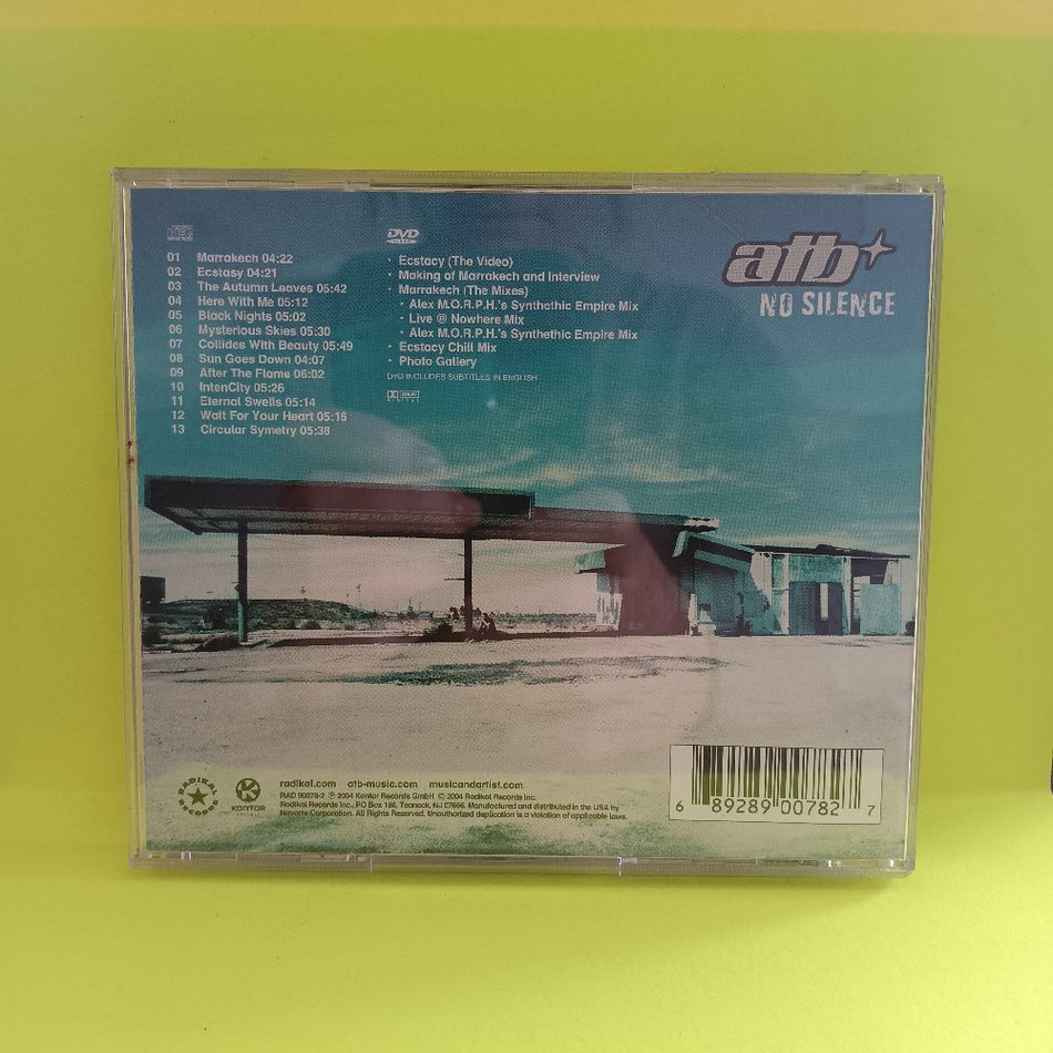ATB - No Silence CD DVD - 2004 - RAD90078-2 - Used - EX - CDs