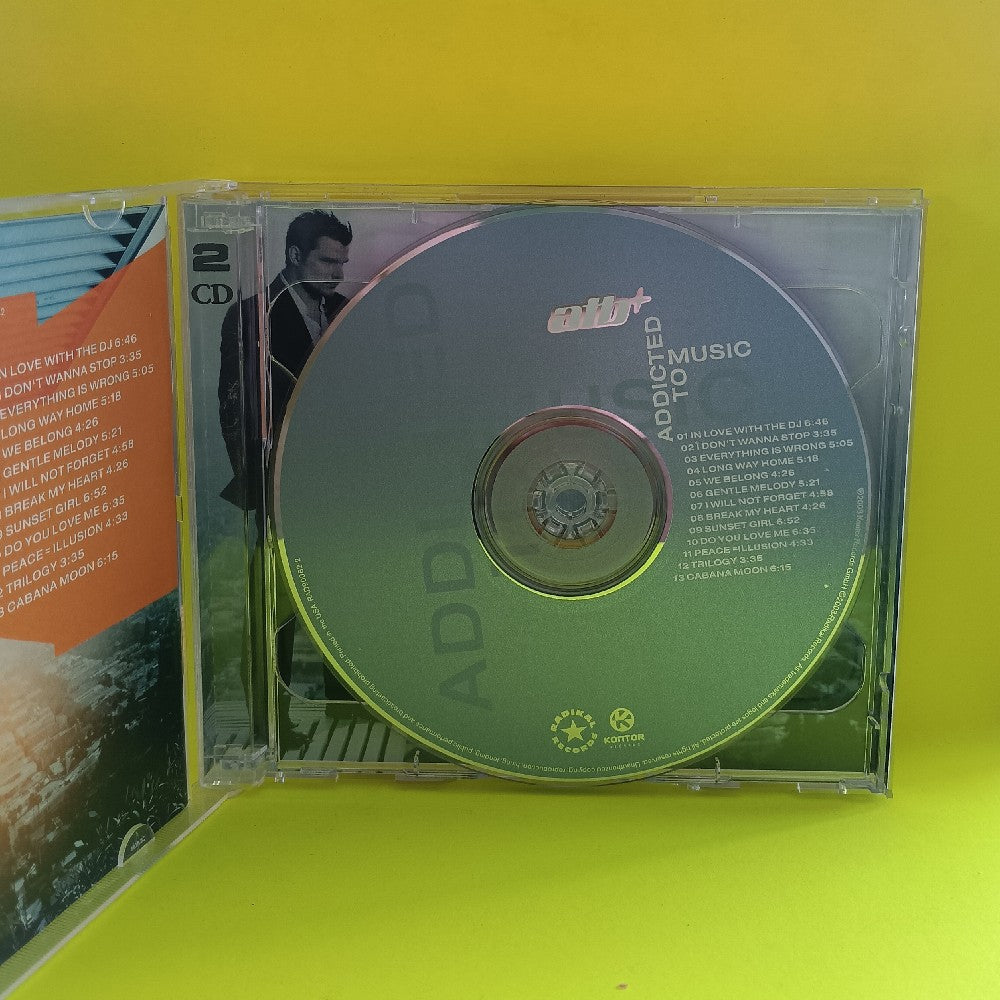 ATB - Addicted To Music 2 Disc CD CD-ROM - 2003 - RAD90062-2 - Used - EX - CDs
