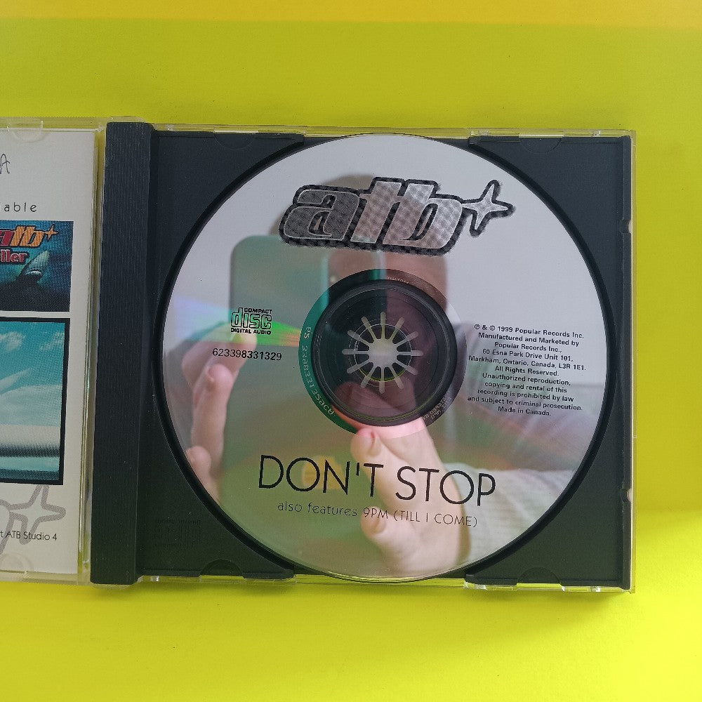 ATB - Don't Stop - 1999 - 623398331329 - Used - VG++ - CDs