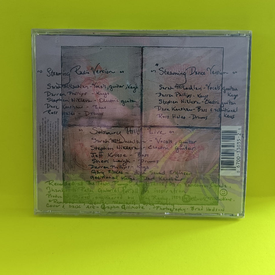 Sarah McLachlan - Steaming - 1989 - 0 6700 33035 2 1 - New - Sealed - CDs