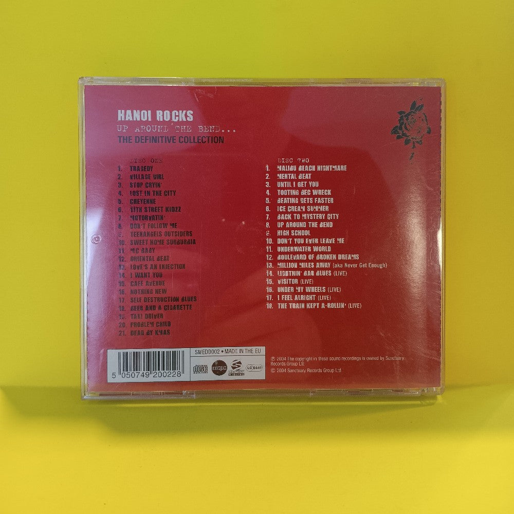 Hanoi Rocks - Up Around The Bend... The Definitive Collection 2CD - 2004 - SMEDD002 - Used - EX - CDs