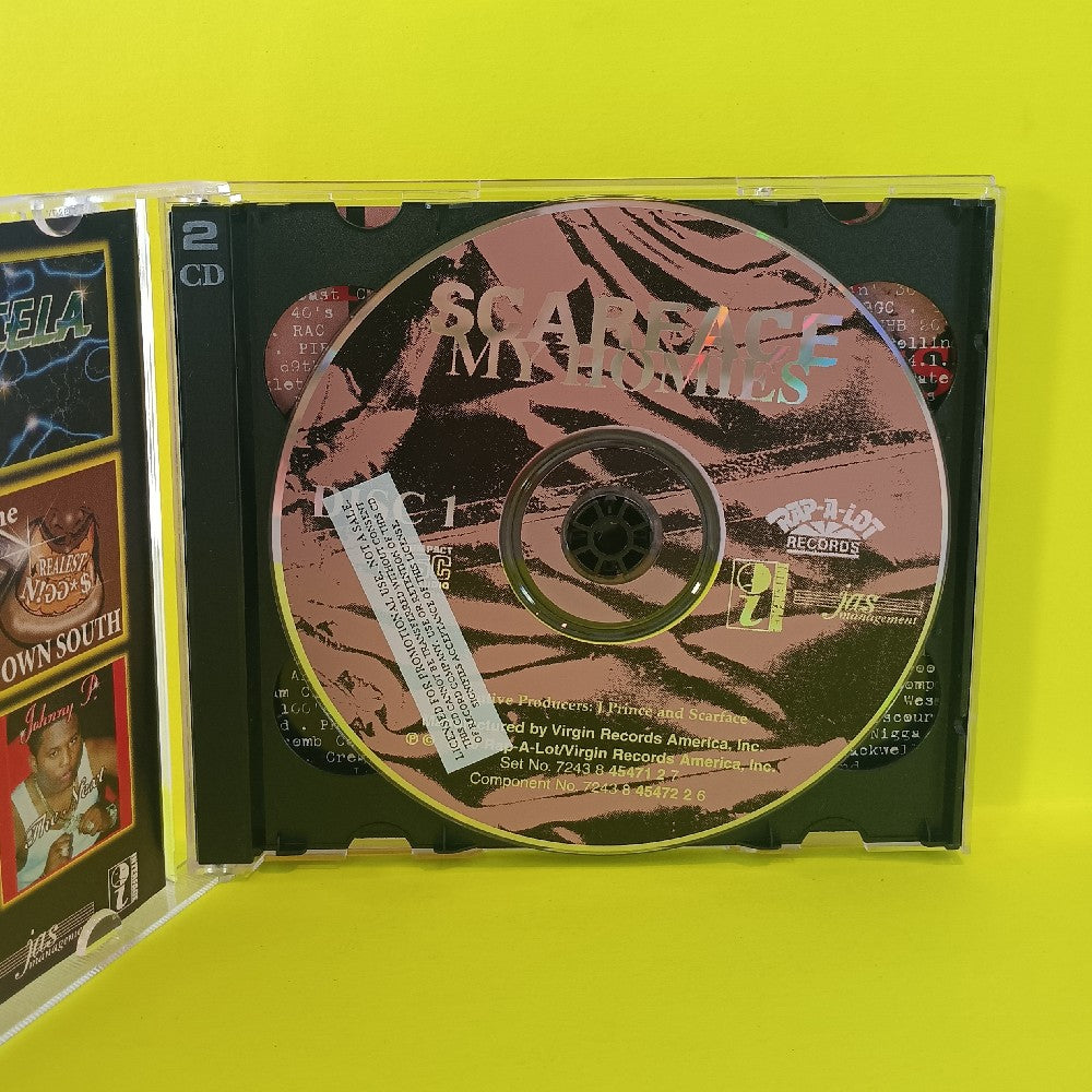 Scarface  - My Homies 2CD PROMO - 1998 - 7243 8 45471 2 7 - Used - VG++ - CDs