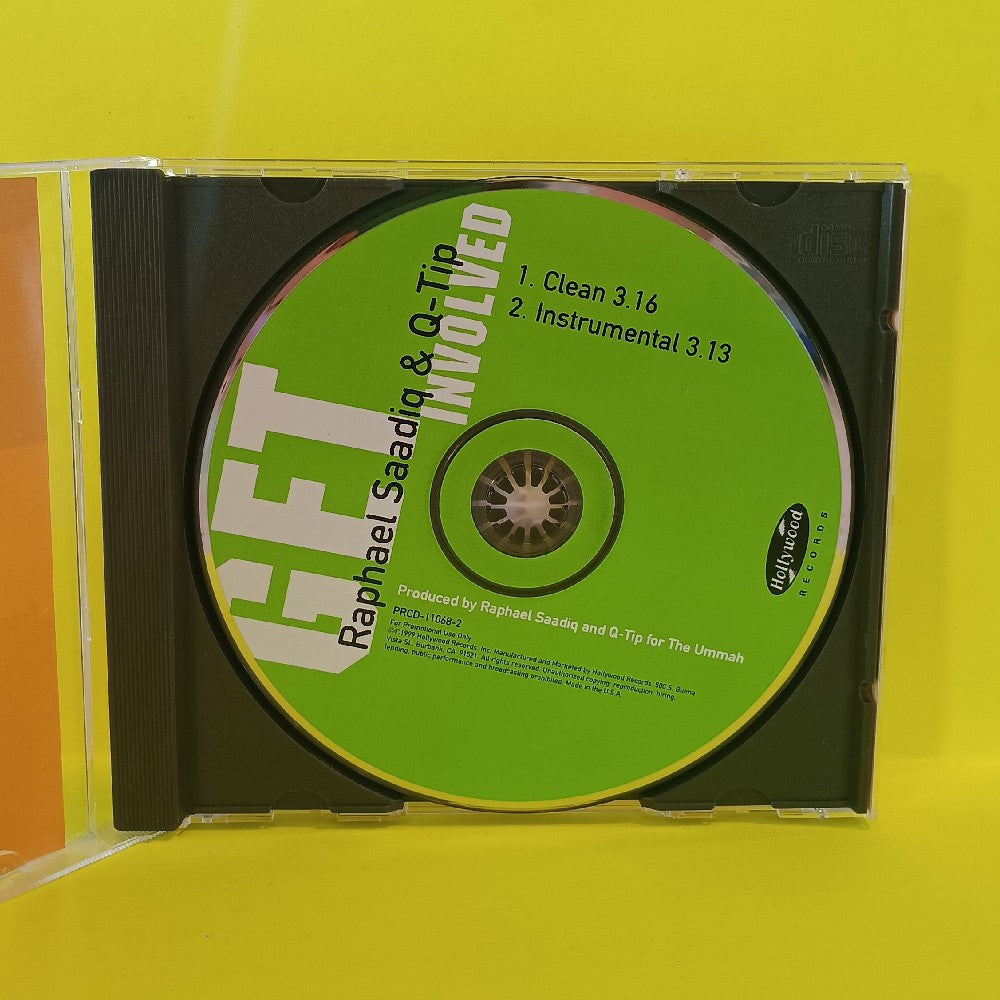 Raphael Saadiq & Q-Tip - Get Involved PROMO - 1999 - PRCD-11068-2 - Used - NM - CDs