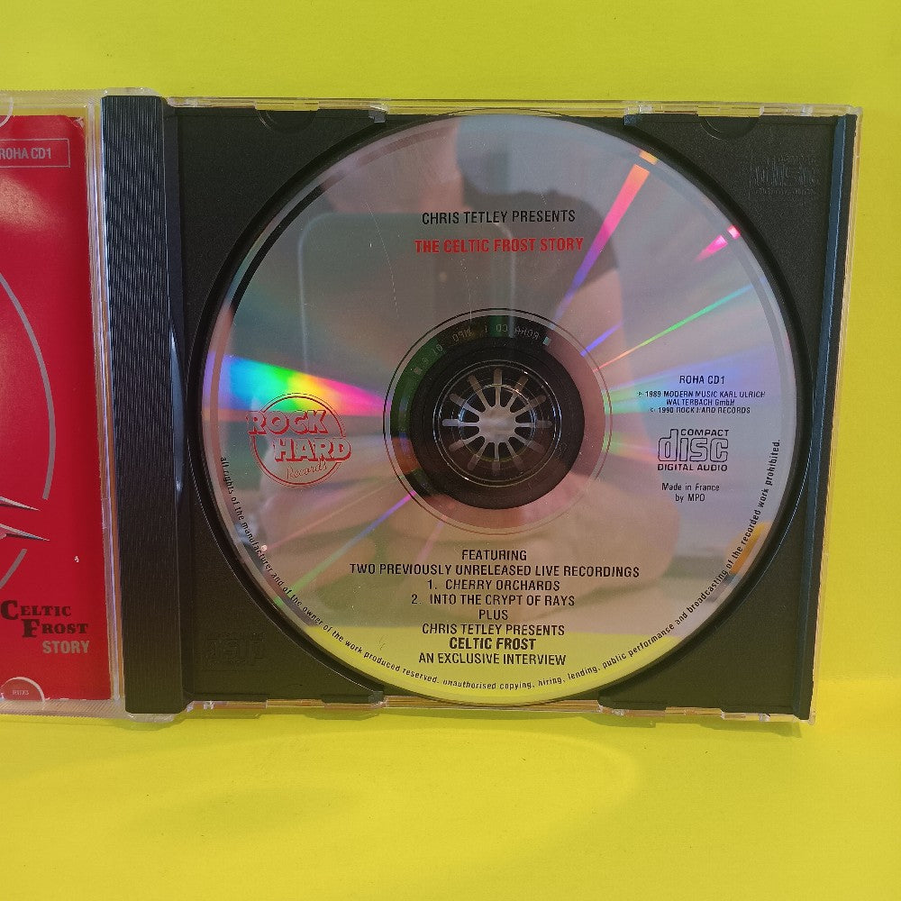 Celtic Frost - Chris Tetley Presents The Celtic Frost Story UK - 1990 - ROHA CD1 - Used - VG+ - CDs
