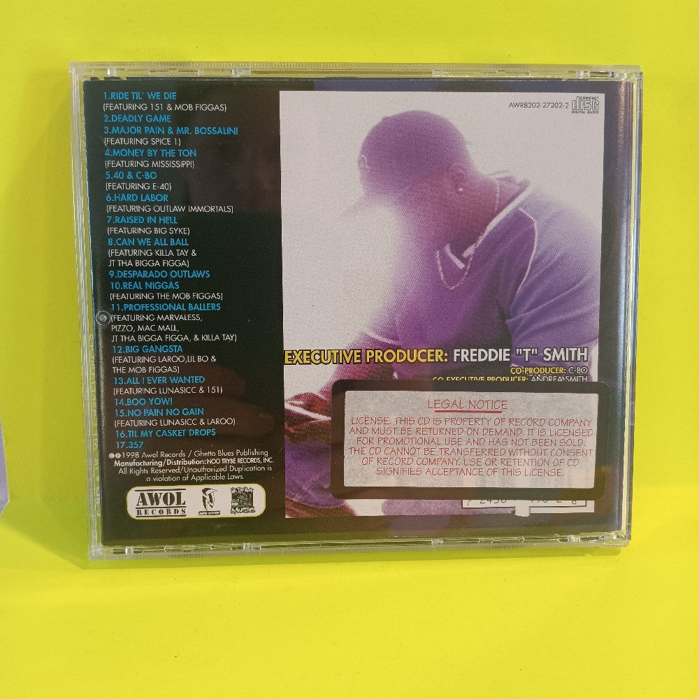 C-Bo - Til My Casket Drops PROMO CD - 1998 - AWR8202-27202-2 - Used - VG++ - CDs