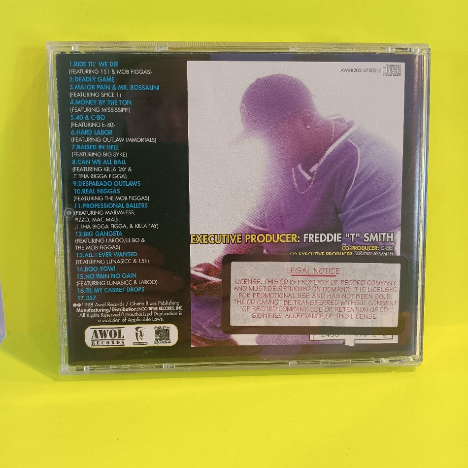 C-Bo - Til My Casket Drops PROMO CD - 1998 - AWR8202-27202-2 - Used - VG++ - CDs