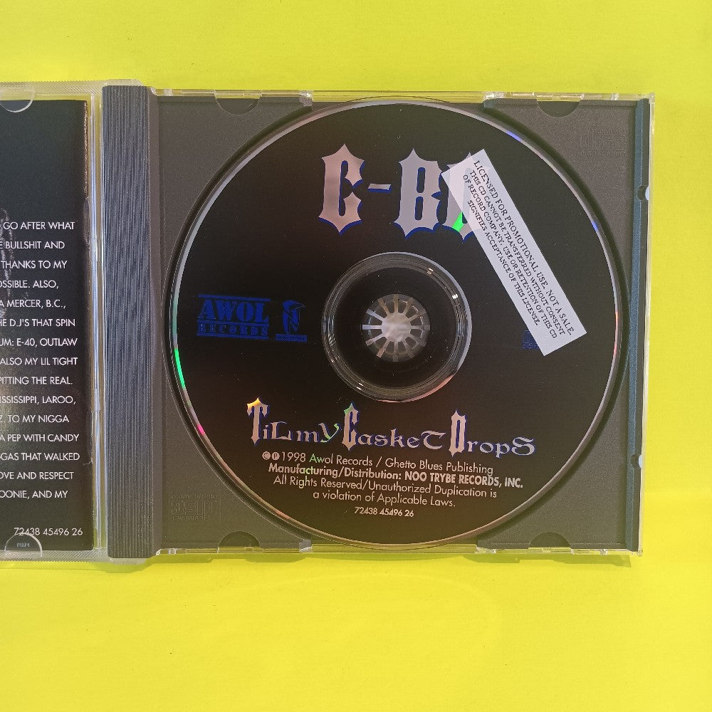 C-Bo - Til My Casket Drops PROMO CD - 1998 - AWR8202-27202-2 - Used - VG++ - CDs