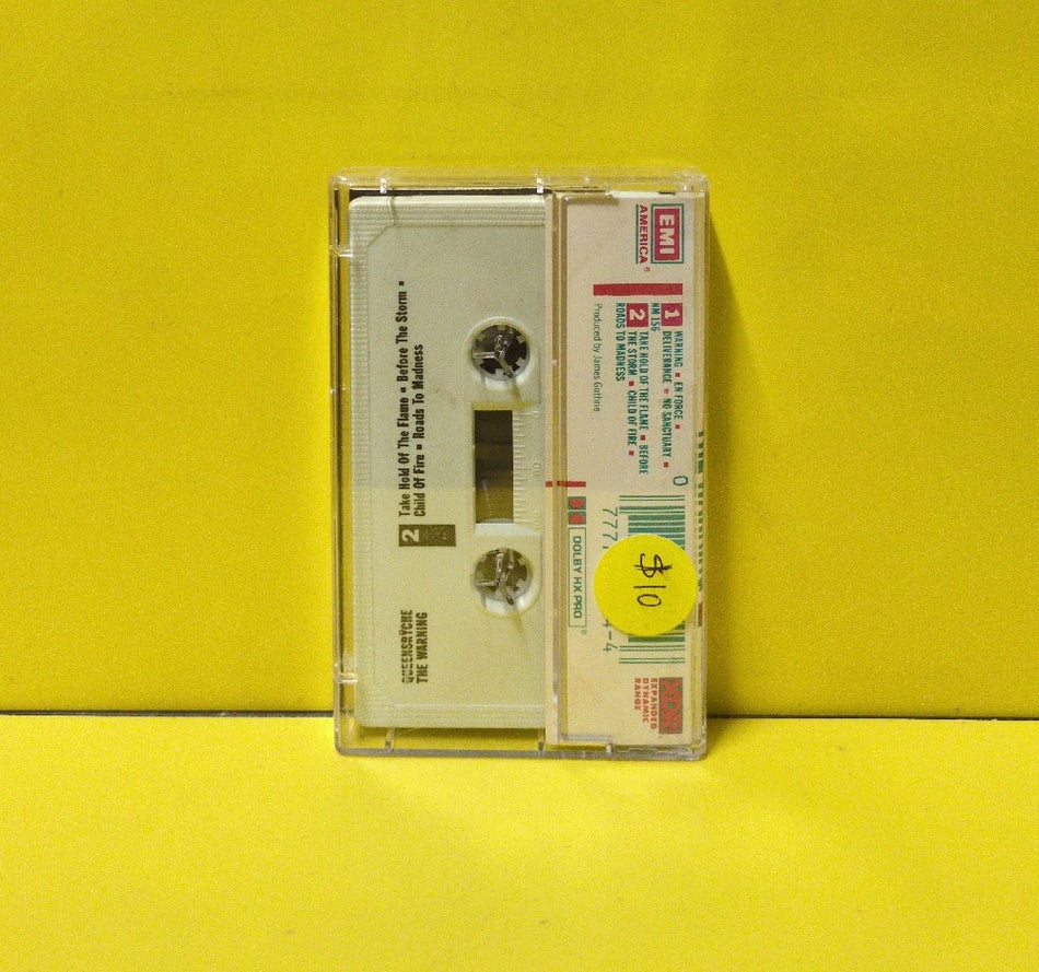 Queensrÿche - The Warning - 1984 - 4XT-17134 - Used - EX - Cassettes - Off-White Tape Shell