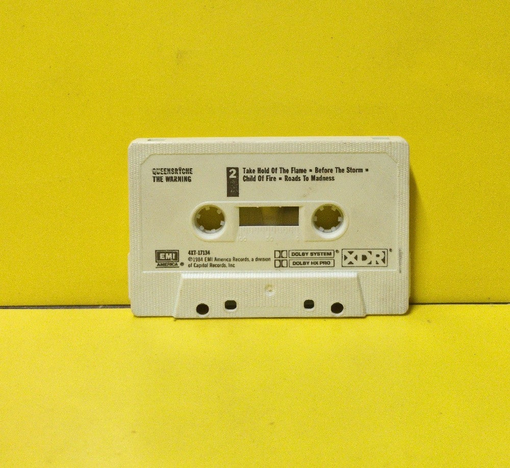 Queensrÿche - The Warning - 1984 - 4XT-17134 - Used - EX - Cassettes - Off-White Tape Shell