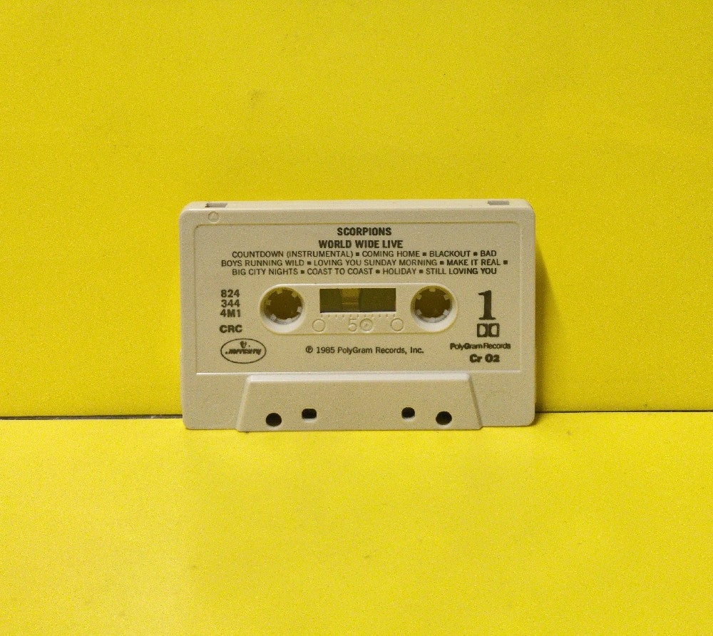 Scorpions - World Wide Live - 1985 - 824 344-4 M-1 - Used - EX - Cassettes