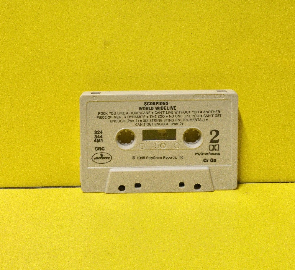 Scorpions - World Wide Live - 1985 - 824 344-4 M-1 - Used - EX - Cassettes