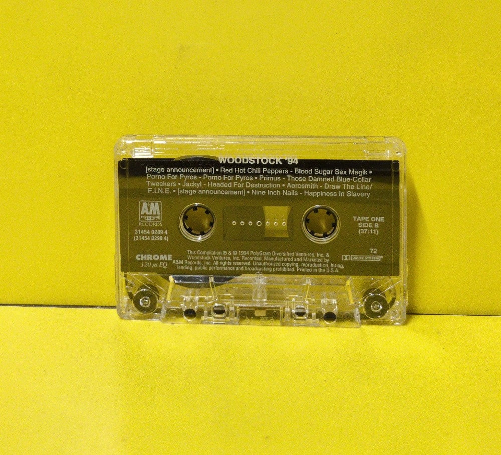 Various - Woodstock '94 (Tape 1) - 1994 - 31454 0289 4 FLO1 - Used - EX - Cassettes - "72" - Tape 1 Of 2 Tape Set