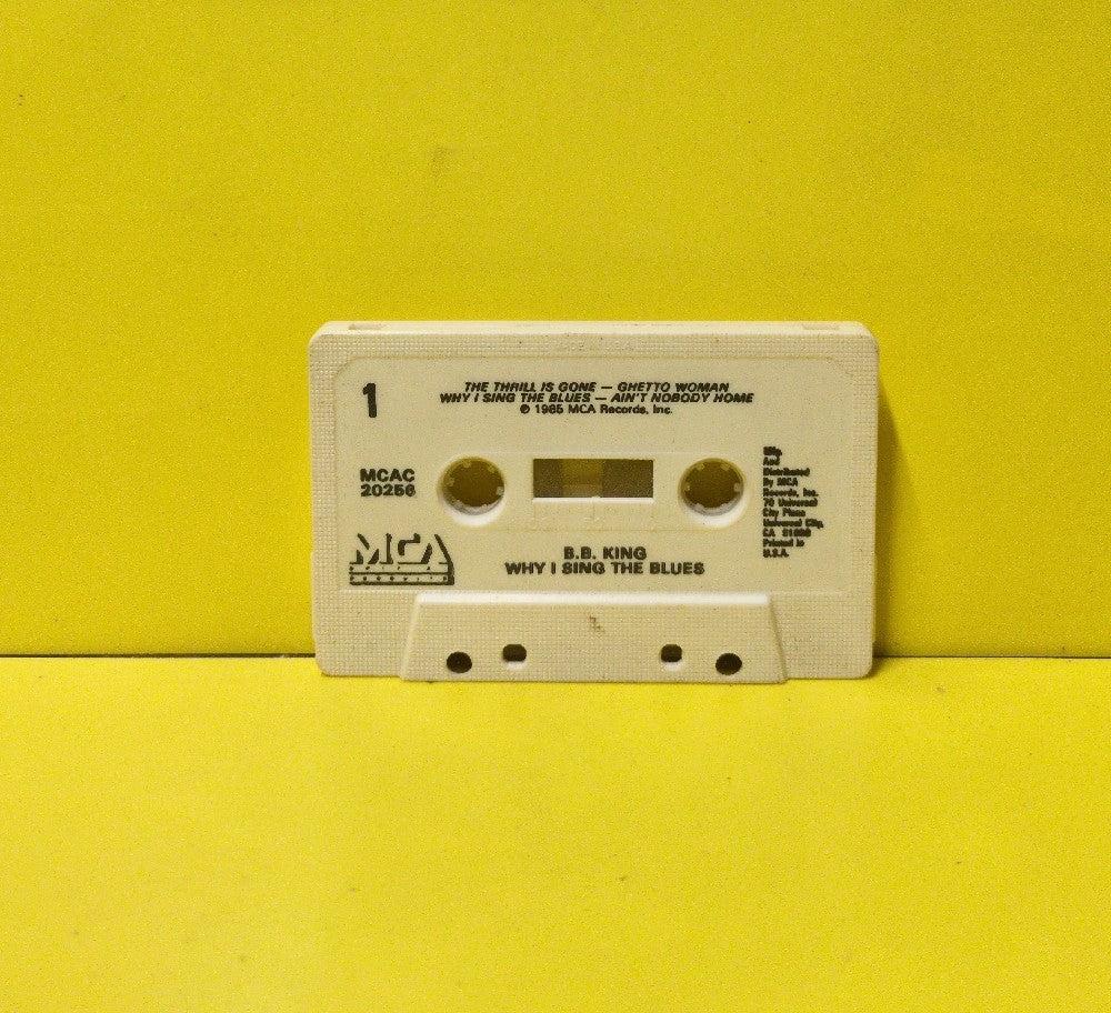 B.B. King - Why I Sing The Blues - 1985 - MCAC-20256 - Used - EX - Cassettes - White Tape Shell
