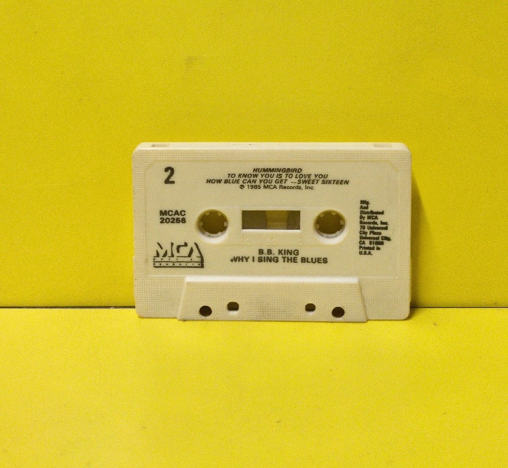 B.B. King - Why I Sing The Blues - 1985 - MCAC-20256 - Used - EX - Cassettes - White Tape Shell